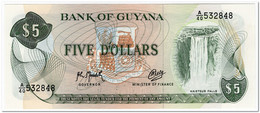 GUYANA,5 DOLLARS,1992,P.33f,UNC - Guyana