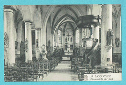 * Bassevelde (Assenede - Oost Vlaanderen) * (Albert, Nr 19 - Uitg V. Bouche En A. Vermeulen) Binnenzicht Kerk, église - Assenede