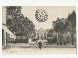 38 Isère Bourgoin Café De Montalieu Avenue De La Gare 1914 - Bourgoin