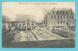 * Kortemark - Cortemarck * (Foto P. Sinaeve) Vrije Middelbare Landbouwhuishoudschool, Jardin, école, Old Rare - Kortemark