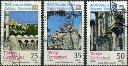 Türkiye 1984 Mi 2663-2665 O, UNESCO International Campaign For Istanbul And Göreme - Usados