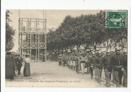 38 Isère Bourgoin Congrés Des Sapeurs Pompiers Le Défilé - Bourgoin