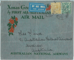 87391 - Postal History - FLIGHT: FIRST All-Australian Airmail  Muller # 199 1931 - Erst- U. Sonderflugbriefe
