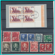 ★★  LOT  NORWAY OLD STAMPS ★★ GOOD LOT  With Round & LUX CANCELS  ★★ - Sammlungen