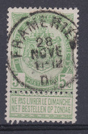 N° 56 FRAMERIES - 1893-1907 Coat Of Arms