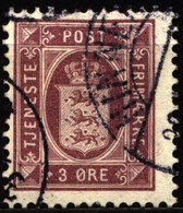 Denmark 1875 Mi D4Z Coat Of Arms - Oficiales