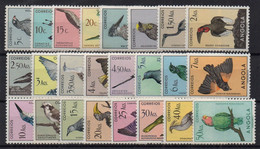 !!! ANGOLA, SERIE OISEAUX N°328/351 NEUVE ** - Angola