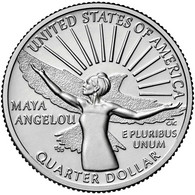 United States - Quarter, Maya Angelou - American Women, 2022 D,P,S (3 Coins Set), Unc - Zonder Classificatie