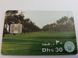 UNITED ARAB EMIRATES -ETISALAT- UAE 101   DHS 30  CHIPCARD Phonecard As Scan  FINE USED    ** 9001** - Emirats Arabes Unis