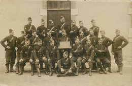 CREUSE  LA COURTINE (carte Photo) Camp Militaires Classe 1909 - La Courtine