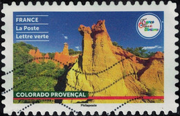 France 2021 Oblitéré Used Terre De Tourisme Sites Naturels Colorado Provençal Y&T FR 2034 - Oblitérés