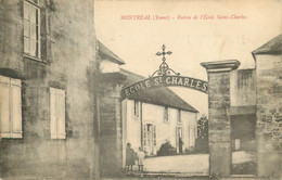 YONNE  MONTREAL Entrée De L'école Saint Charles - Montreal