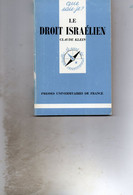 Claude Klein. Le Droit Israélien. - Derecho