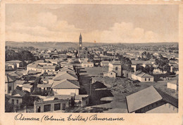 013813 "ASMARA - COLONIA ERITREA - PANORAMA"   CART SPED 1936 - Erythrée