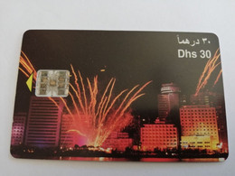 UNITED ARAB EMIRATES -ETISALAT- UAE 140   DHS 30  CHIPCARD Phonecard As Scan  FINE USED    ** 9028** - Emirats Arabes Unis