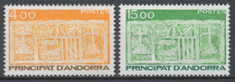 Andorre FR Série N°346 + N°347 NEUFS** ZA347S - Nuevos