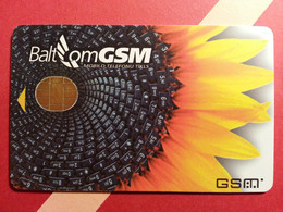 LATVIA SIM GSM BALT Com TIKLS Baltcom - USIM RARE MINT (R0621 - Lettonia