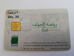 UNITED ARAB EMIRATES -ETISALAT- UAE 178   DHS 30  CHIPCARD Phonecard As Scan  FINE USED    ** 9033** - Emirats Arabes Unis