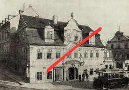 REPRO AK Reichenberg Liberec Hotel Deutsches Haus Tuchplatz Nemecky Dum Gablonz Jablonec Nad Nisou Grottau Hradek Zittau - Sudeten