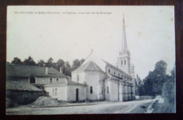 CPA - Saint-Julien-l'Ars - L'Eglise, Vue Rue De La Grange - Saint Julien L'Ars