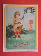 Chromo Biscuits HUNTLEY-PALMERS. Rondes Enfantines. Jolie Illustration. 4, 5, 6 Cueillir Des Cerises - Unclassified