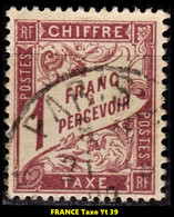 FRANCE TAXE N° 39 Oblitéré - 1859-1959 Used