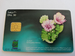 UNITED ARAB EMIRATES -ETISALAT- UAE 220   DHS 30 / FLOWERS/   CHIPCARD Phonecard As Scan  FINE USED    ** 9049** - Emirats Arabes Unis