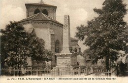Marat * Place Du Village Et Monument Aux Morts De La Grande Guerre - Autres & Non Classés