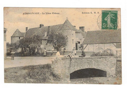 Courgivaux Canton D'Esternay Le Vieux Château Castle Marne 51310 Cpa Ayant Voyagée En 1911 En B.Etat - Altri & Non Classificati