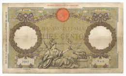 ITALY - 100 Lire 19. 7. 1939. P55b (T147) - 100 Liras