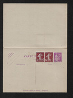 France  R  Entier N° 281 CPRP1 Le  N°189 X2   En Complément  Neuf  B/TB  Voir Scans   - Standard Postcards & Stamped On Demand (before 1995)