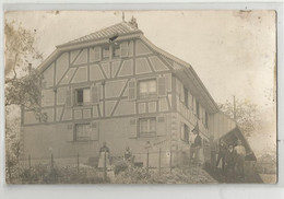 Carte Photo 17/10/1914 Maison Bureau De Location Dans Les Vosges ? Alsace ? Envoyée En Fm A Lagnieu Ain 01 - Zu Identifizieren