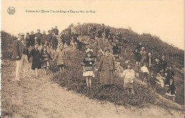 DE HAAN - Colonie De L'Oeuvre Franco Belge à Coq-sur-Mer En 1922 - De Haan