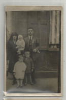 38 Isère Gavet Femme Veuve Enfants Et Homme Brassard Noir Carte Photo - To Identify