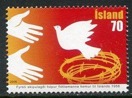 ICELAND  2006 50th Anniversary Of Hungarian Asylum Seekers MNH / **.  Michel 1119 - Ongebruikt