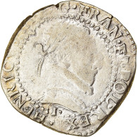 Monnaie, France, Henri III, Demi Franc, 1579, Limoges, TB, Argent, Sombart:4716 - 1574-1589 Henry III