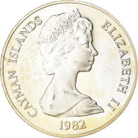 Monnaie, Îles Caïmans, Elizabeth II, 10 Dollars, 1982, British Royal Mint - Caimán (Islas)