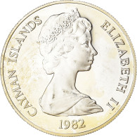 Monnaie, Îles Caïmans, Elizabeth II, 10 Dollars, 1982, British Royal Mint - Cayman Islands
