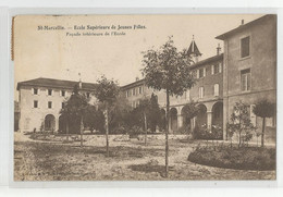 38 Isère St Saint Marcellin école Supérieure De Jeunes Filles Façade Intérieure - Saint-Marcellin