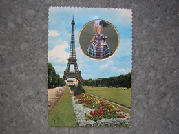 CARTE MINIDOLL - PARIS - POUPEE PARISIENNE - Tour Eiffel