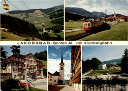 Jakobsbad - Gonten AI - Mit Kronbergbahn - 4 Bilder (38228) * 11. 6. 1979 - Gonten