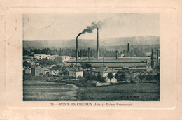 Pont De Chéruy (Isère) Usines Grammont - Edition Forcioly - Carte De Luxe De 1928 - Pont-de-Chéruy