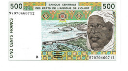 West African States P.210bd  500 Francs 1997  Unc - Benin