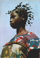 Publicité Des Porcelaines LE TALLEC. GABON "Jeune Fille Aux Bigoudis" Envoyée De Libreville En 196? - Werbepostkarten
