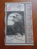 FRANCE - 44 - NANTES 1920 - VERRERIES DU VERTOU - ACTION DE 500 FRS - BELLE ILLUSTRATION - Other & Unclassified