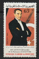 MAURITANIE - N°489 ** (1981) Atatürk - Mauritania (1960-...)