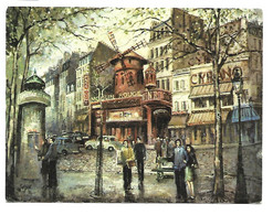 Place Blanche Moulin Rouge Paris Par Robert - Cabarets