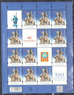 Poland 2021 - Congress Of The PZF - Mi.5327A Sheet - MNH(**) - Unused Stamps