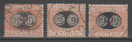 ITALIA 1890-91 - Segnatasse Soprastampati ("Mascherine")            (g8324) - Impuestos