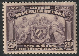 Cuba 1927 Sc 283 Yt 190 MNH** Perf Line Marks On Gum - Nuovi